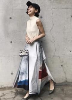 スカート Ameri VINTAGE MEDI DRAWING UNEVEN SKIRT Ameri MEDI DRAWING UNEVEN SKIRT - メルカリ