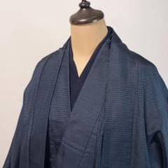 男物 3点セット 着物 羽織 長襦袢 絹着物 紬のサムネイル