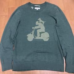 グリーン ニットセーター 175/96A ［y2k］のサムネイル