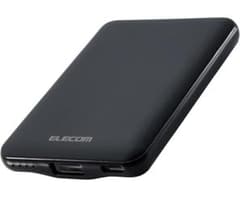 ELECOM EC-C04BK BLACK  エレコム モバイルバッテリーのサムネイル