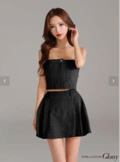 ROBE de FLEURS Glossy セットアップ ブラックのサムネイル