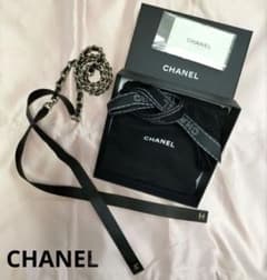 CHANEL 【極美品】ブラック ゴールド レザー ベルト(箱袋リボン説明書)