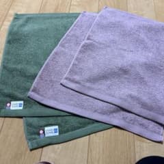 ONARU TOWEL ハンドタオル　4枚セット　グリーン パープルのサムネイル