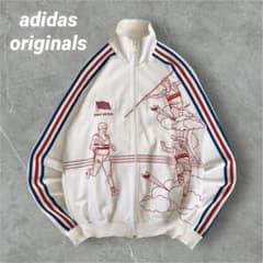 adidas originals トラックジャケット イギリス 刺繍 M 00s - メルカリ