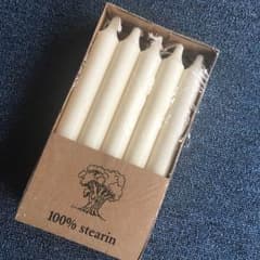白ローソク 10本セットのサムネイル