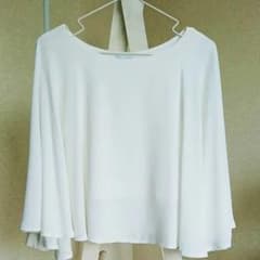 ZARA ケープシフォントップスのサムネイル