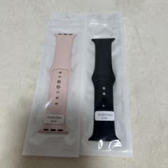 Apple Watch バンド ピンク ブラック 38/40/41mm S/Mのサムネイル