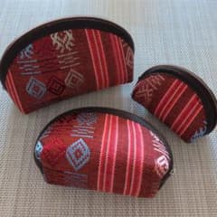 エスニック柄 ポーチ 3点セットのサムネイル