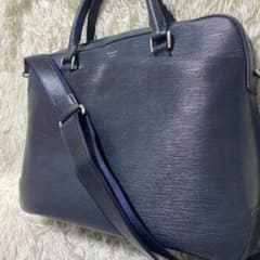 ペッレモルビダ キャピターノ 2wayビジネスバック ネイビー レザー A4PC ペッレモルビダ キャピターノ 2wayビジネスバック ネイビー レザー