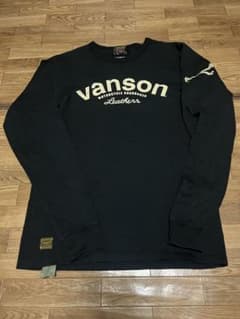 VANSON × JACKROSE 長袖Tシャツ ブラックのサムネイル
