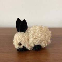 ポンポンうさぎ　オールドシュタイフ　ウサギ　ぬいぐるみ　ドイツ　ヴィンテージ