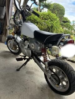 カスタム ミニバイクキット ホワイトタンク　モンキーのサムネイル