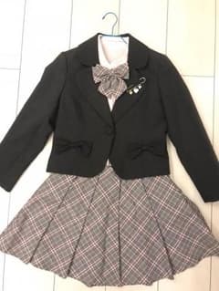 お値下げ 美品 130 女の子 フォーマル 入学式 卒園式のサムネイル