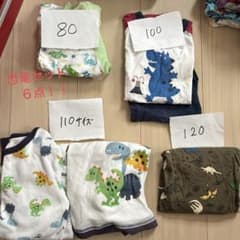 恐竜デザイン ベビー服セット 6点のサムネイル