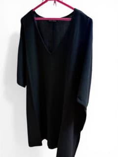 ⭐︎ブラックネイビー Tシャツ チュニック4L-5Lゴールドジャパン⭐︎のサムネイル