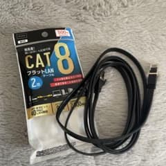 CAT8 フラットLANケーブル 2mのサムネイル