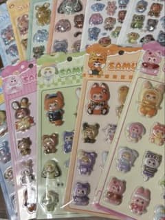 SAMUEL サミュエル 立体 ぷっくりシール 11枚セット②のサムネイル