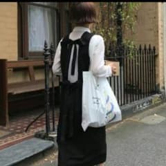 バックリボン エプロンワンピースのサムネイル