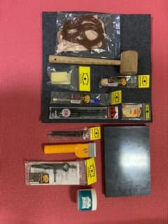 レザークラフトの道具のサムネイル