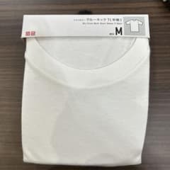UNIQLO ドライカラー クルーネックT 半袖 ホワイト Mのサムネイル
