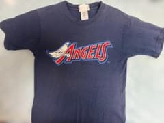 プ*ン様 MLB Anaheim Angels Tシャツ ネイビー S 穴ありのサムネイル