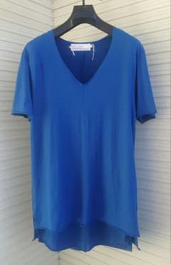 本日値下げ ASKYY  レイヤードカットソー BLUE LIMITEDカラーのサムネイル