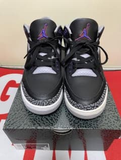 Air Jordan 3 Retro "Black Court Purple"のサムネイル