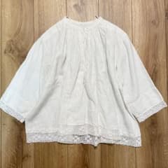 1900s vintage アンティーク チャーチ スモックのサムネイル