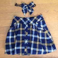 黄色チェックのスカート♡(画像3枚)のサムネイル