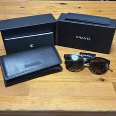 CHANEL サングラス ブラウン/ホワイトのサムネイル