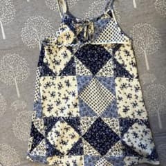 ZARA パッチワーク柄キャミソール サイズ8のサムネイル