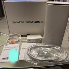 カシモWiMAX Speed Wi-Fi HOME 5G L13 ホワイト - メルカリ