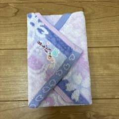 タオルハンカチ パープル 桜柄のサムネイル