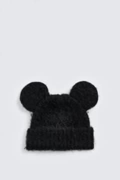 zara ディズニー　コラボ　ニット帽　グーフィー　ブラック　耳付き　帽子 GOOFY EAR KNIT BEANIE HARRY LAMBERT FOR ZARA X DISNEY