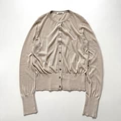 25SS 美品✨ウィムガゼット ハイゲージ天竺カーディガン ライト