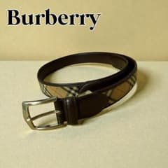 Burberry GOLFバーバリー ノバチェック柄 ベルト - メルカリ