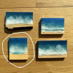 レジンアート 海 波 ミニオブジェ