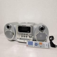2656【リモコン付属】SHARP MD ステレオラジカセ　SD-FX20-S 2891【リモコン付属】SHARP MD ステレオラジカセ SD-FX20-S - メルカリ