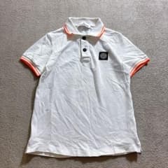 美品 STONE ISLAND ストーンアイランド ポロシャツ ホワイト 116