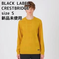 新品未使用 ブラックレーベルクレストブリッジ シャドーチェッククルー 