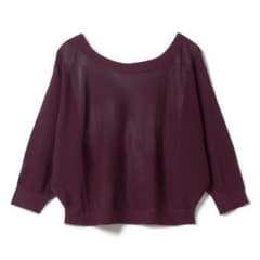 チャコット ノーソーイングニット 七分袖メッシュニット - メルカリ