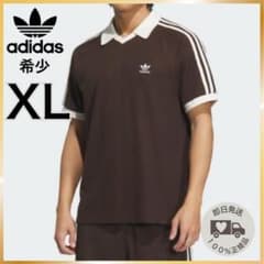 韓国限定 adidas XL ワッフル 茶 ポロシャツ アディダス レア 希少