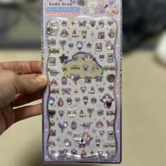 ゆ*う様 ジュエルプチドロップシール パープル系のサムネイル