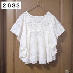 美品 26SS SLOBE IENA レースフリルVネックブラウス - メルカリ