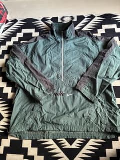 Nike ハーフジップナイロンジャケット XL グリーンのサムネイル