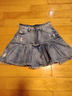 SHEIN デニムフレアスカート XSのサムネイル