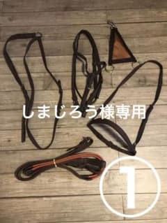馬　頭絡セット　競走馬　ナイロンのサムネイル