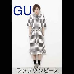 GU ボーダーラップワンピース 未使用！♡のサムネイル