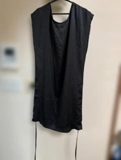 Ann Demeulemeesterブラック キャミワンピース ノースリーブのサムネイル