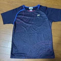 YONEX テニス Tシャツ ダークブルー/ピンクのサムネイル